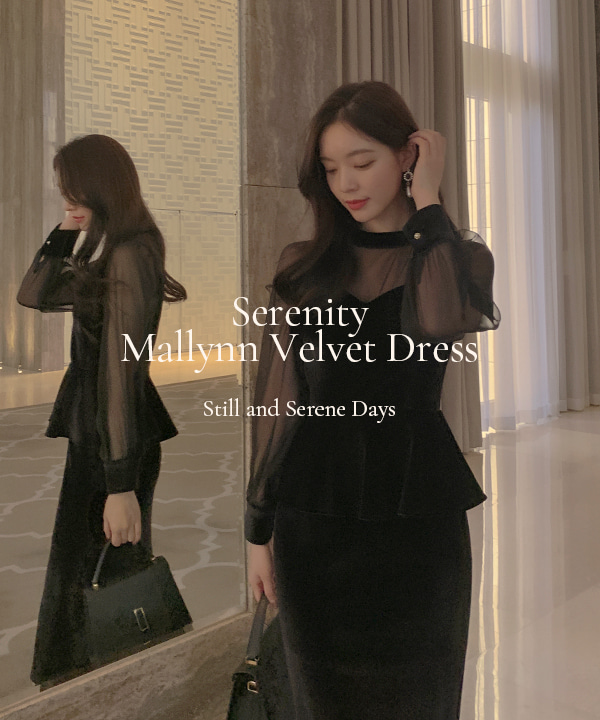 [serenity] 말린 벨벳 드레스